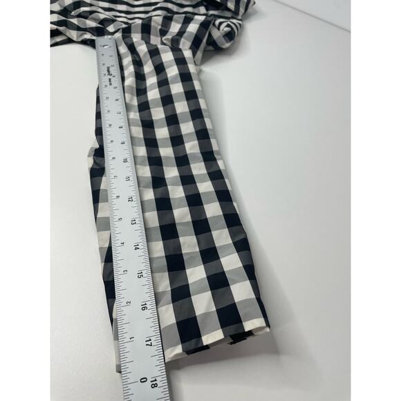 Lauren Ralph Lauren Jacket Check Windbreaker Coat Black White Plaid‎ M LRL - Picture 10 of 11